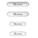 Emaille Tuerschild Herren klassische Form