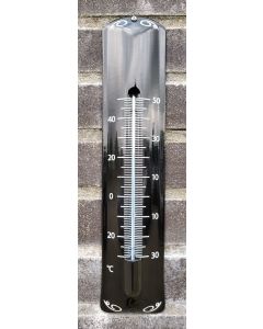 Thermometer Deko Schwarz