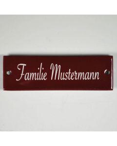 Namensschild-Emailliert-110x35 mm