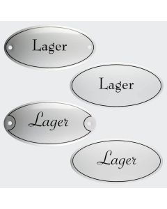 Emaille Tuerschild Lager 10x5cm