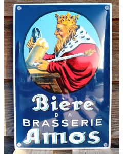 Emailleschild Biere Da Brasserie Amos