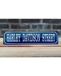 Harley Davidson street Blau