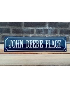 John Deere place Blau