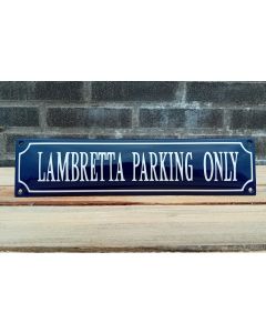 Lambretta parking only