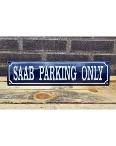 Saab parking only