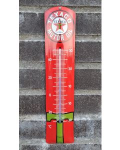 Emaille thermometer Texaco Motor Oil