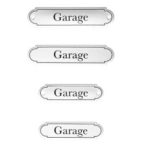 Emaille-Türschild-Garage