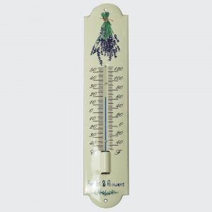 Thermometer mit Blumenmotiv-3