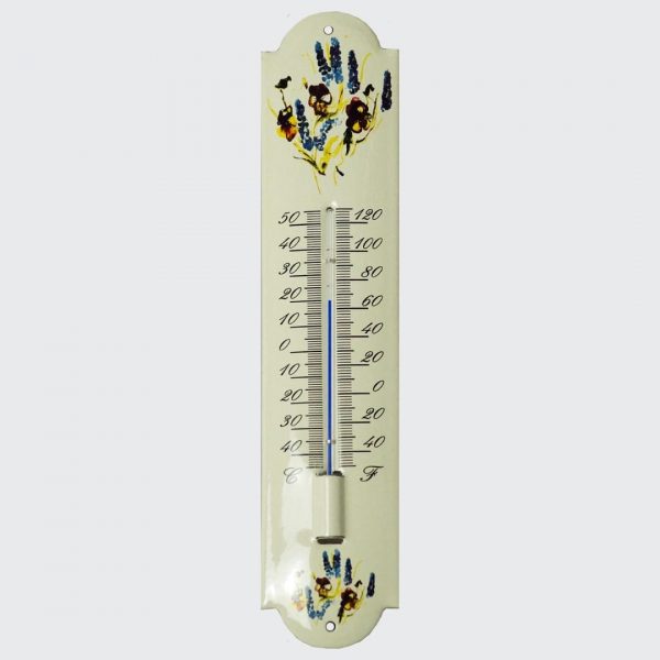 Thermometer mit Blumenmotiv-4